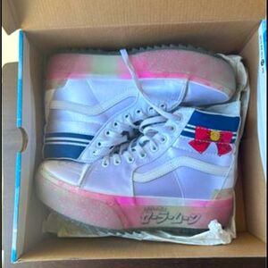 Sailor moon limited edition vans, size 8 1/2